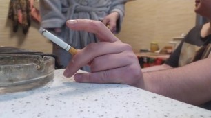 I Wanted to Suck a Cigarette and Sucked a Dick in the Kitchen