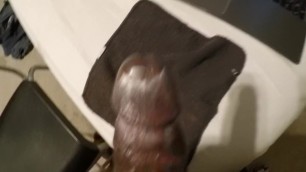 BLACK WET COCK MILKED FOR CUM