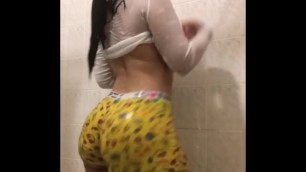 Latina Shaking that Bubble Butt