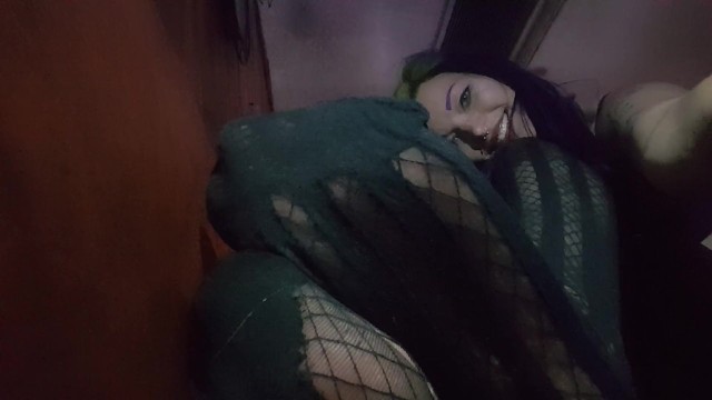 Bar Public Foot Worship Goth Girl POV