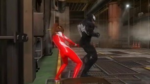 [Momiji]Superheroine Momiji & Kasumi vs Venom