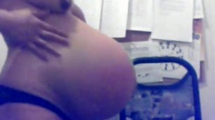 Tina Pregnant American HUGE!!! Skype Show Webcam