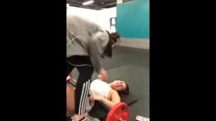 Blonde Slut Gets Fucked Hard in the Gym