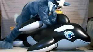 Husky Yiffs Inflatable Penguin