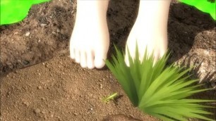 Anime Girl Crush Mantis (barefoot)