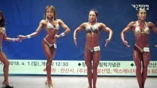 Sexy Strong Korean FBB Posing