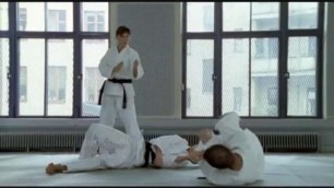 Karate Woman Training TV Show