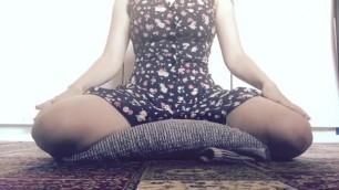 A Quick Pillowhumping Orgasm with Dress on