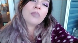 BBW Findom Goddess Smoking