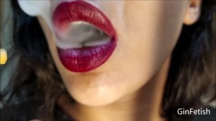 Strawberry Vore, Tongue and Smoking Fetish (Short Version)
