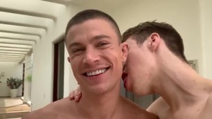 Behind the Scenes: Adam Awbride and Ruslan Angelo Making out