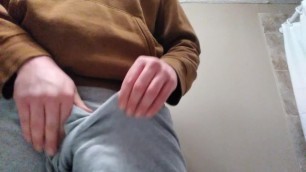 Liam Parker Teases & Strokes Thick 8 Inch Cock