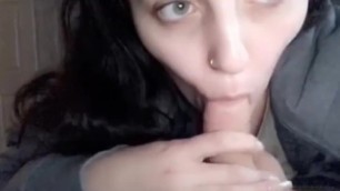 Sucking Daddy’s Dick while he Moans