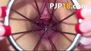 b&period; dildo inserted in her czech vagina