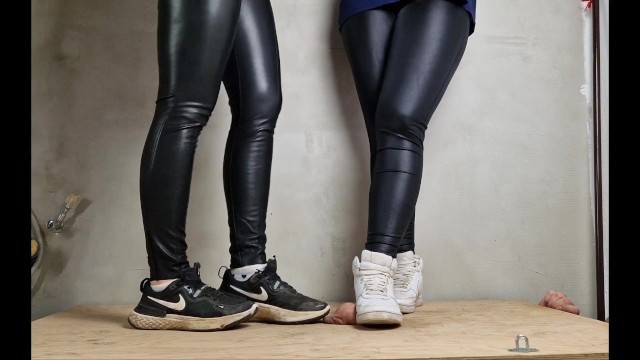 Two Girls in Nike Cock Crush (Zora and Evelyn)